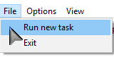 Task Manager-run command pcsolutionhd.com
