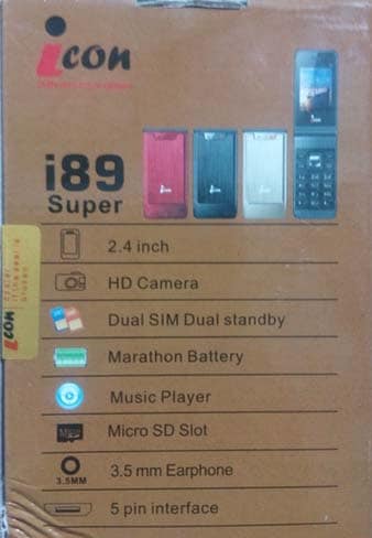 ICON i89 Super Folding Phone Features