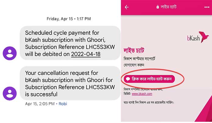 Schedule Cycle Payment for bKash Subscription with Ghoori